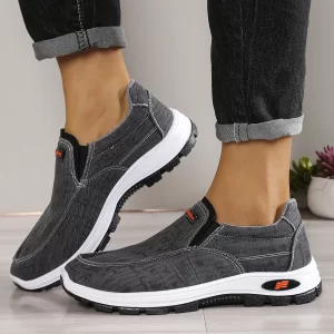 Men's casual sports shoes, canvas breathable soft-soled fashionable casual sports shoes