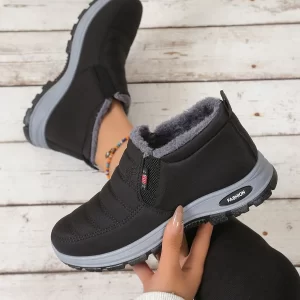 Women's shoes, casual shoes for ladies, soft soles and soft uppers, thickened warm and fashionable snow boots